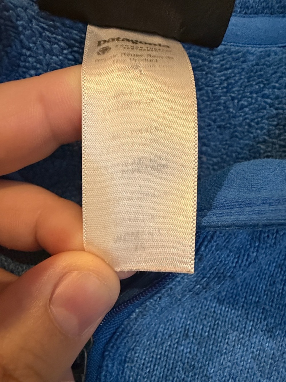 Patagonia Womens Blue Quarter-Zip Fleece Pullover Size XS - Picture 4 of 7